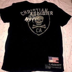 Christian Audigier graphic tee